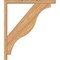 Ekena Millwork Funston Block Smooth Bracket w/ Offset Brace, Western Red Cedar, 3 1/2"W x 26"D x 30"H BKT0402X26X30FST05SWR - alternate 4